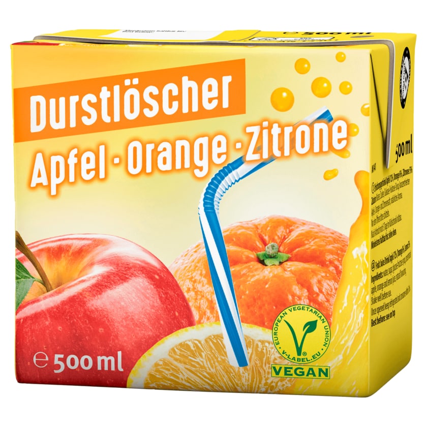 Durstlöscher Apfel-Orange-Zitrone 0,5l